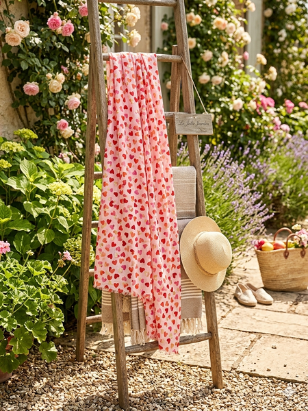 Foulard coeur