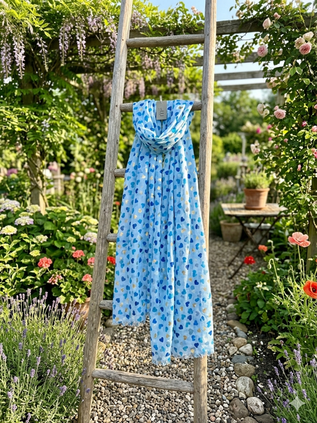 Foulard coeur