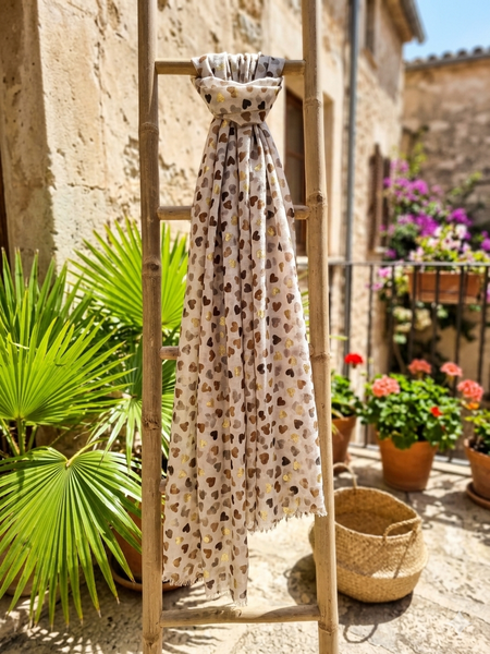 Foulard coeur