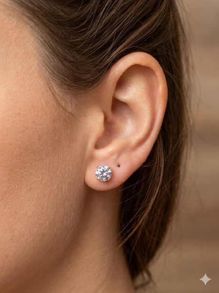 Boucles d'oreilles zircon