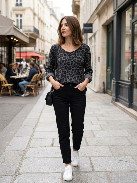Pull Paris Léopard