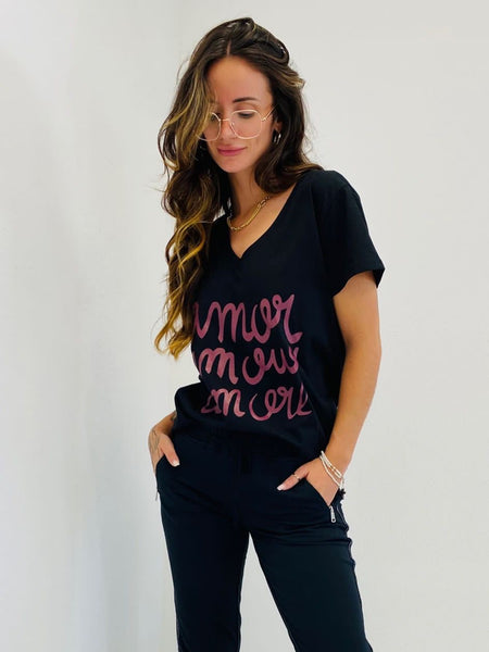 Tee-shirt Amor amor amor (col V)