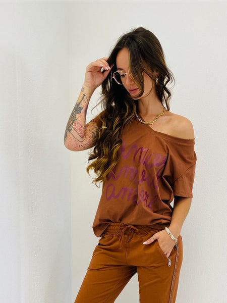Tee-shirt Amor amor amor (col V)