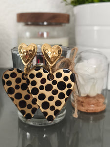 Boucles d'oreilles Cœurs pois