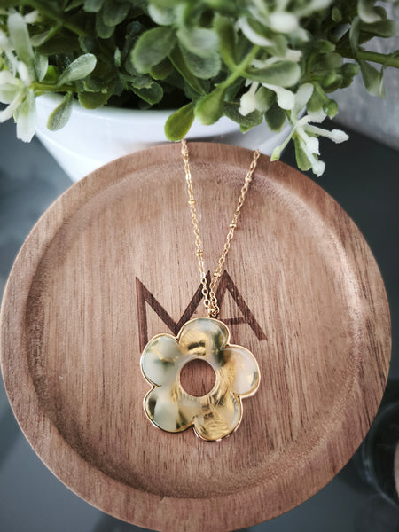 Collier Grosse fleur
