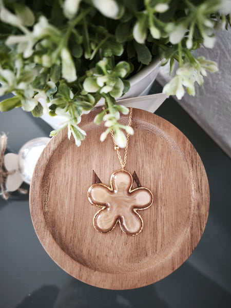Collier Fleur Corne