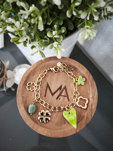Bracelet Breloques cœurs