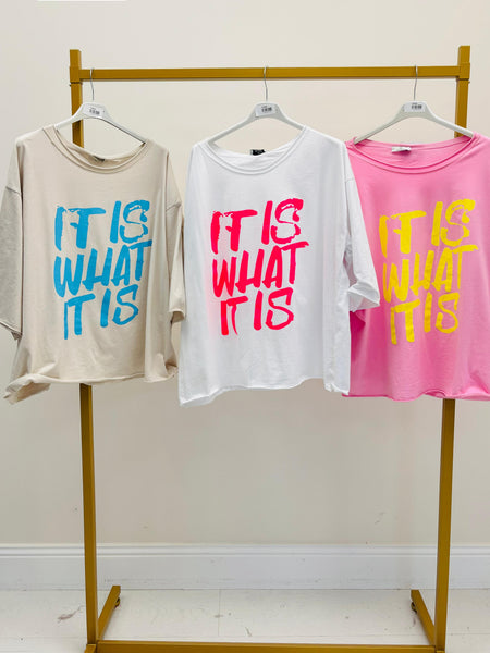 Tee-shirt It is