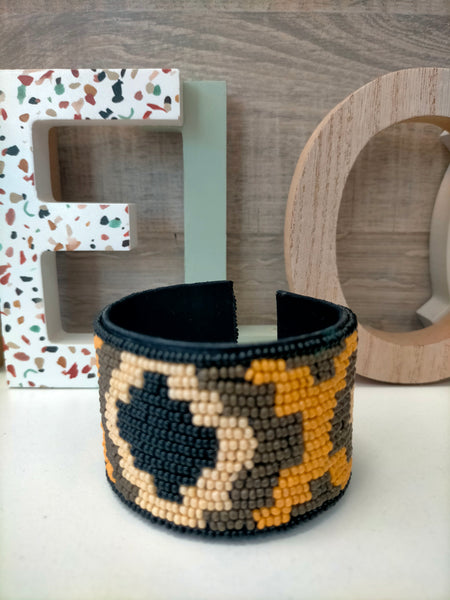 Manchette en perles