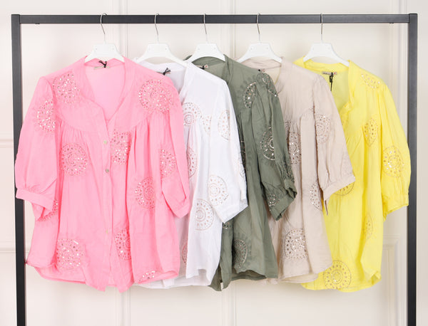 Blouse Paillettes