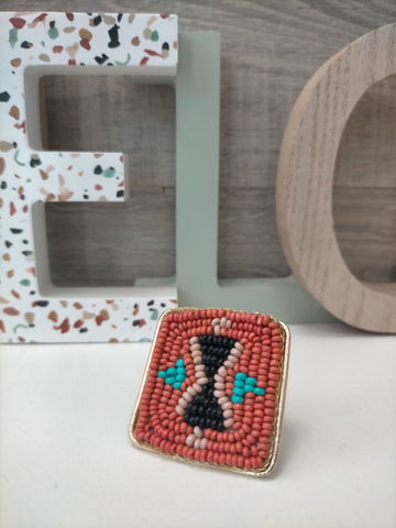 Bague en perles