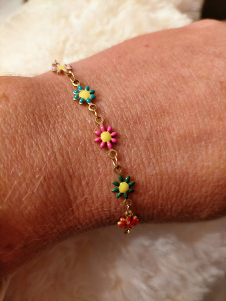 Bracelet pâquerette